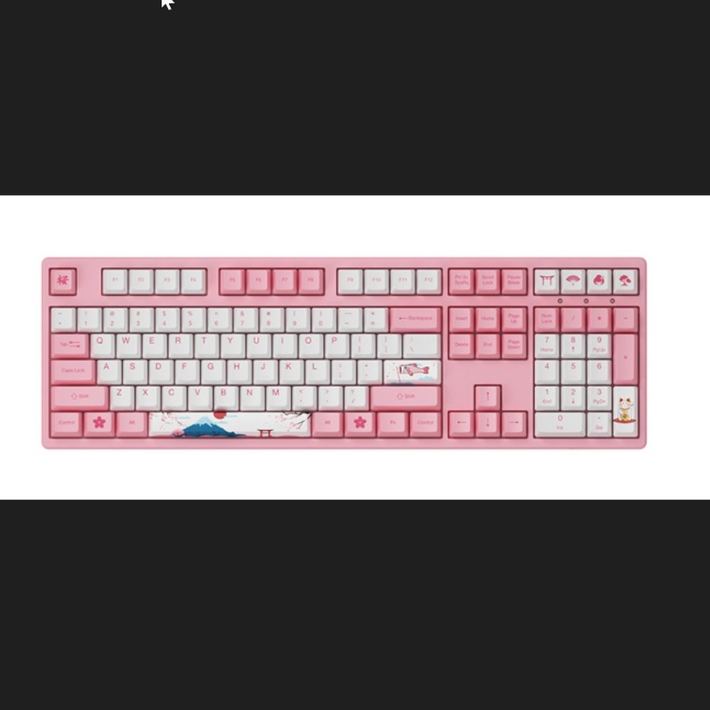 Pink & White PBT Keycaps (KEYBOARD NOT INCLUDED)